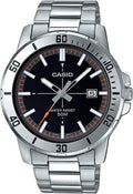 Casio Reloj Hombre Analógico Dial Marrón Acero Inoxidable