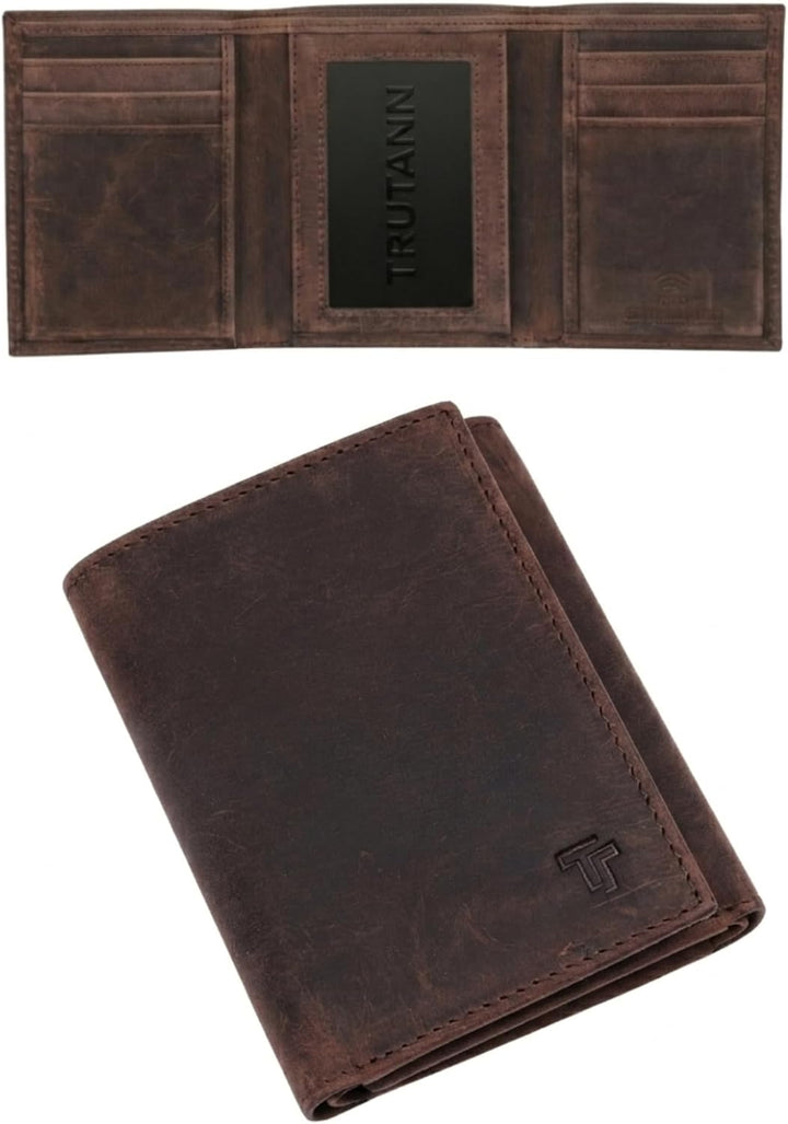 TRUTANN Cartera de cuero \u2013 Soporte para tarjetas triple | Cart...