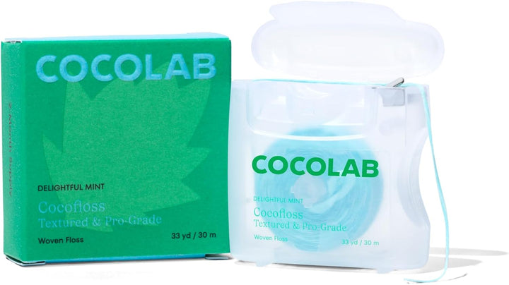 Cocofloss Hilo dental tejido, cuidado bucal diseñado por dentistas,...