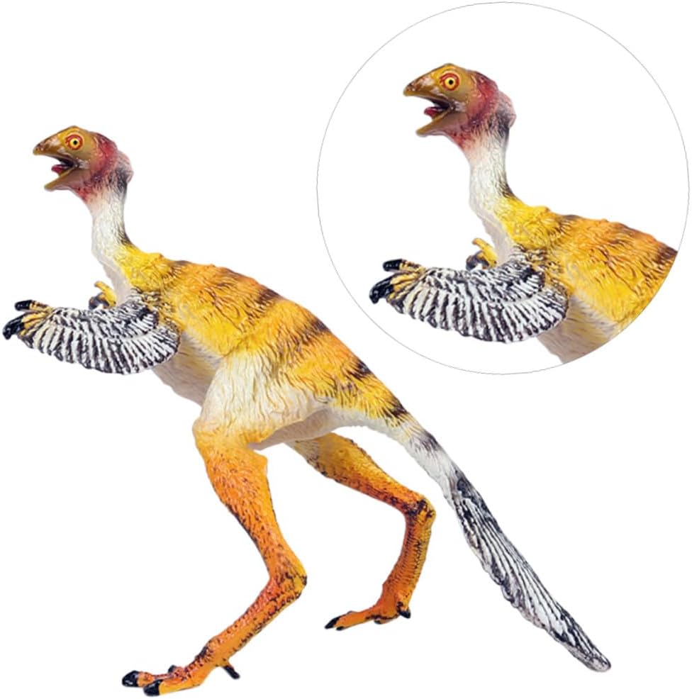 Modelo realista de dinosaurio Sinosauropteryx para niños