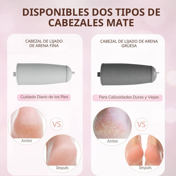 Haootadiy - Quitadores eléctricos de callos para pies, kits de pedi...