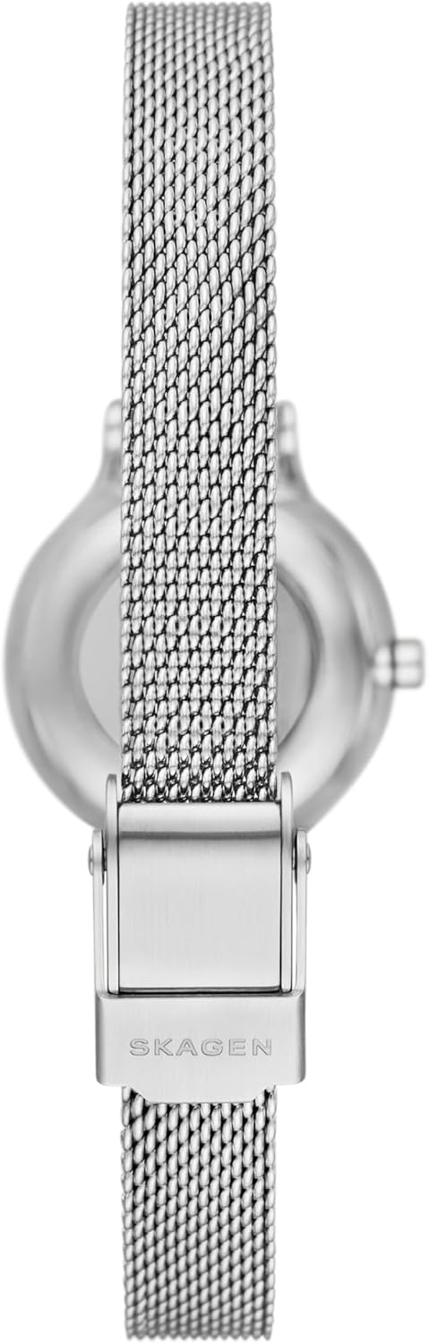 Reloj Skagen Anita para mujer con pulsera de acero inoxidable, malla o correa de cuero