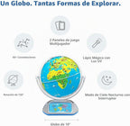 PlayShifu Orboot Earth Explorer - Globo AR interactivo para niños a partir de 4 años | Más de 400 maravillas, más de 1000 hechos | Modo constelación, juegos y lápiz óptico mágico | Juguete educativo