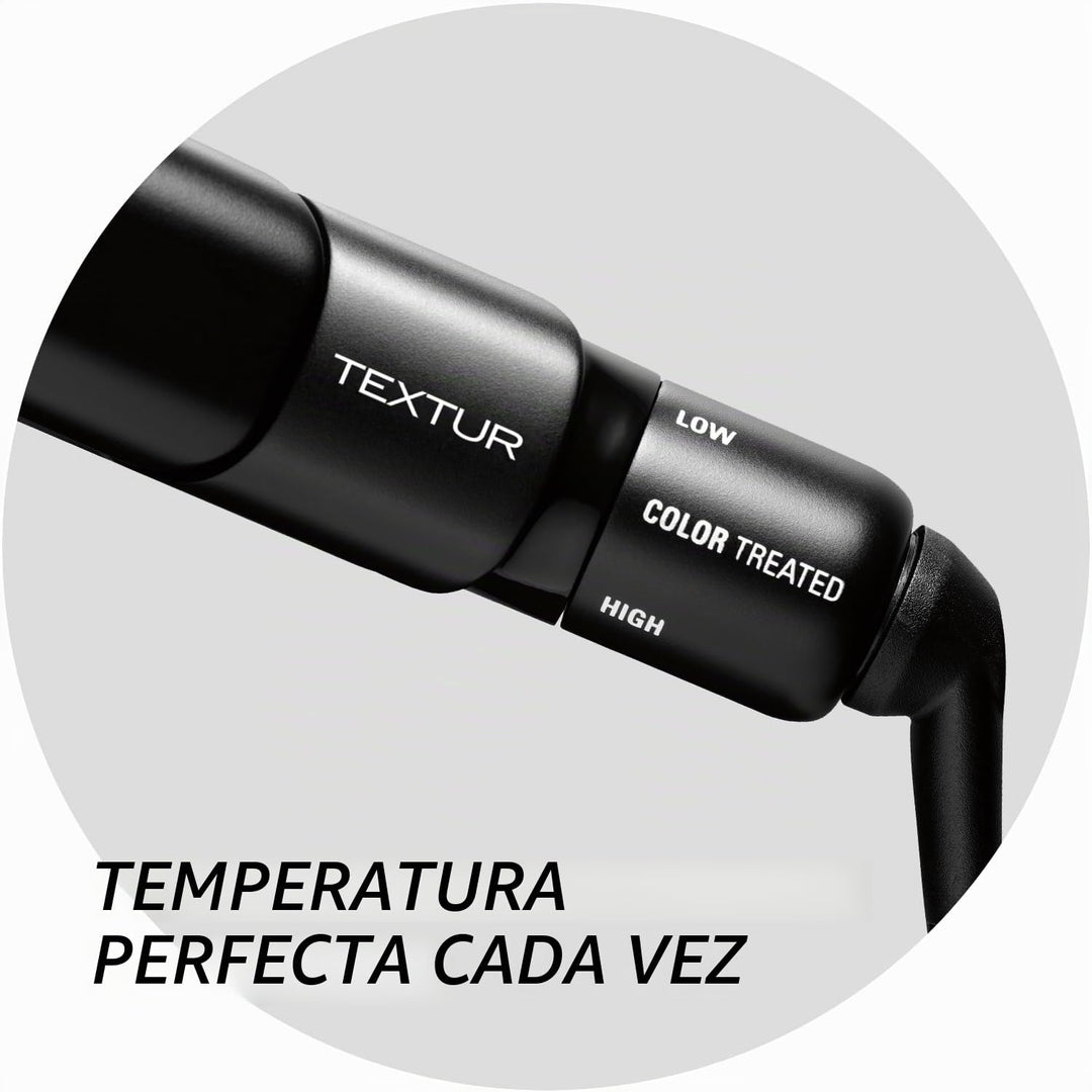 Sam Villa TEXTUR - Plancha de pelo texturizadora profesional con co...