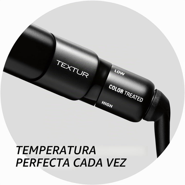 Sam Villa TEXTUR - Plancha de pelo texturizadora profesional con co...
