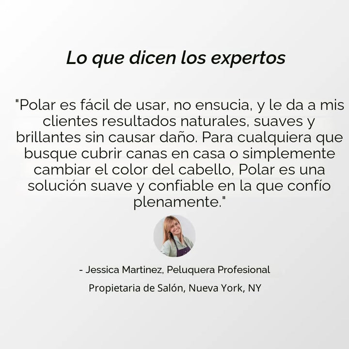 POLAR HAIR CARE Polar Haircare - Champú de tinte para cabello gris...
