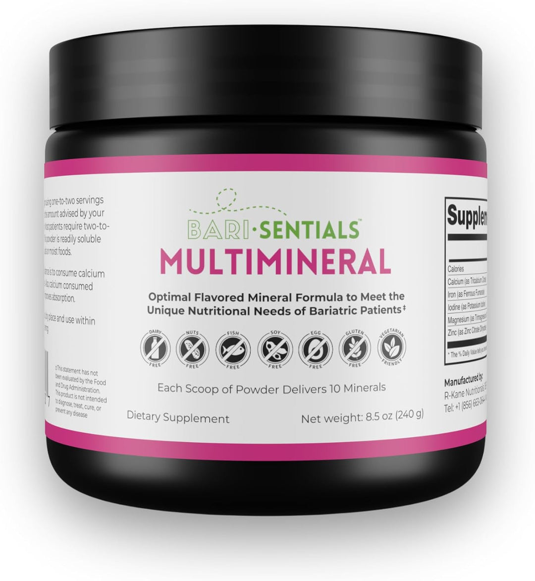R-Kane Nutritionals Barisentials - Suplemento multimineral bariátri...