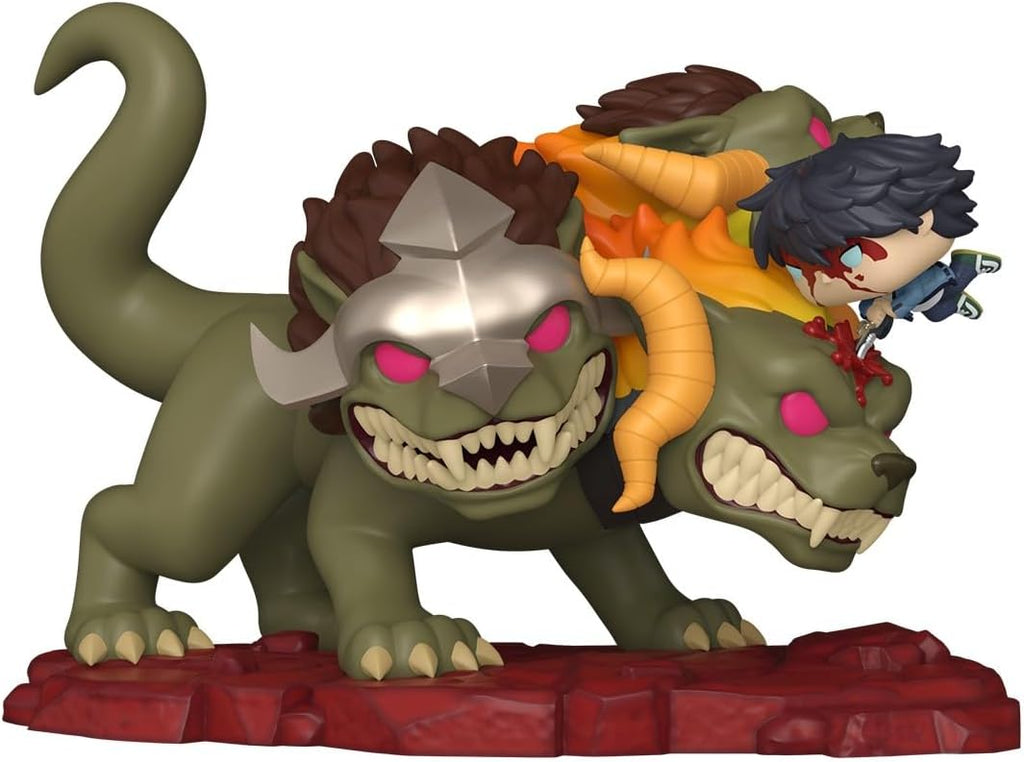 Funko Pop! Deluxe: Solo Leveling - Sung Jinwoo Vs Cerberus - Figura de vinilo coleccionable - Idea de regalo - Producto oficial - Juguetes para niños y adultos - Fans del anime