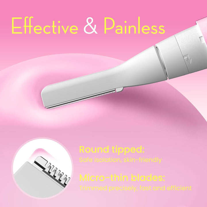 OLOV slim Depilación facial para mujeres, recortadora de cejas sin...