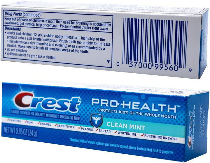 Crest Pro-Health, Pasta Dental de Menta Limpia, 0,85 oz (24 g) - Pa...
