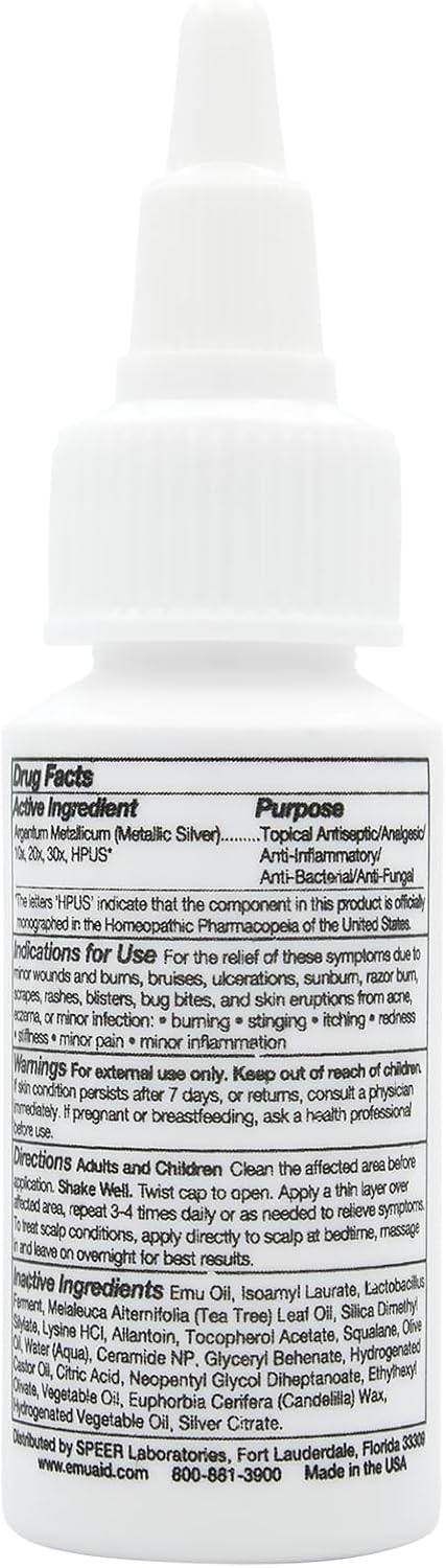 EMUAID MAX Suero homeopático para tratamiento del cuero cabelludo,...