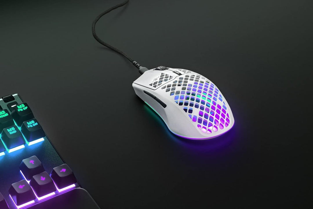 SteelSeries Aerox 3 - Mouse para juegos súper ligero - Sensor óptic...