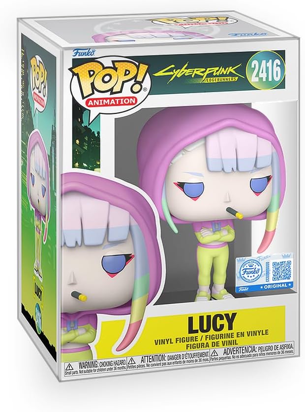Epic Collectibles Pop Cyberpunk Edgerunner - Figura de vinilo con capucha