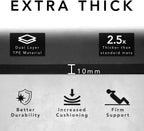 Esterilla de entrenamiento grande – Tapete de ejercicio extra grueso de