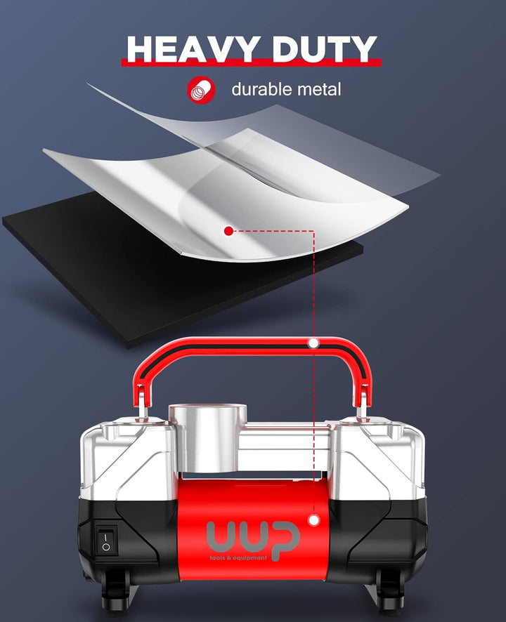 UUP Inflador de Neumáticos Compresor de Aire, 150PSI 12V DC Dobles...