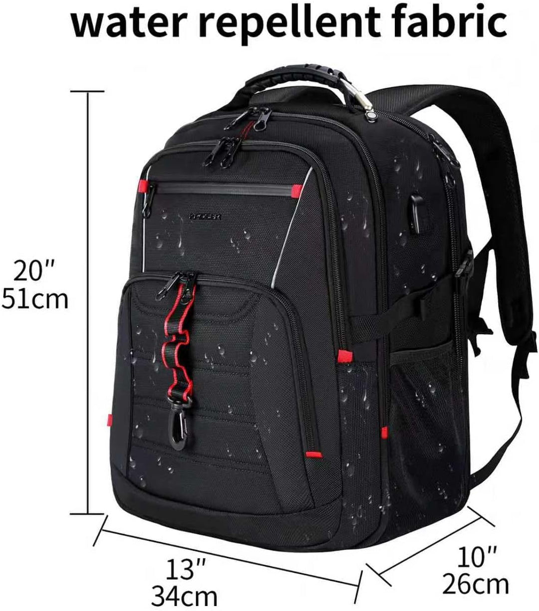 KROSER Mochila de viaje para laptop de 18.4 pulgadas XXXL Mochila p...
