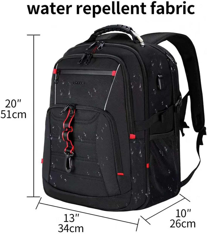 KROSER Mochila de viaje para laptop de 18.4 pulgadas XXXL Mochila p...