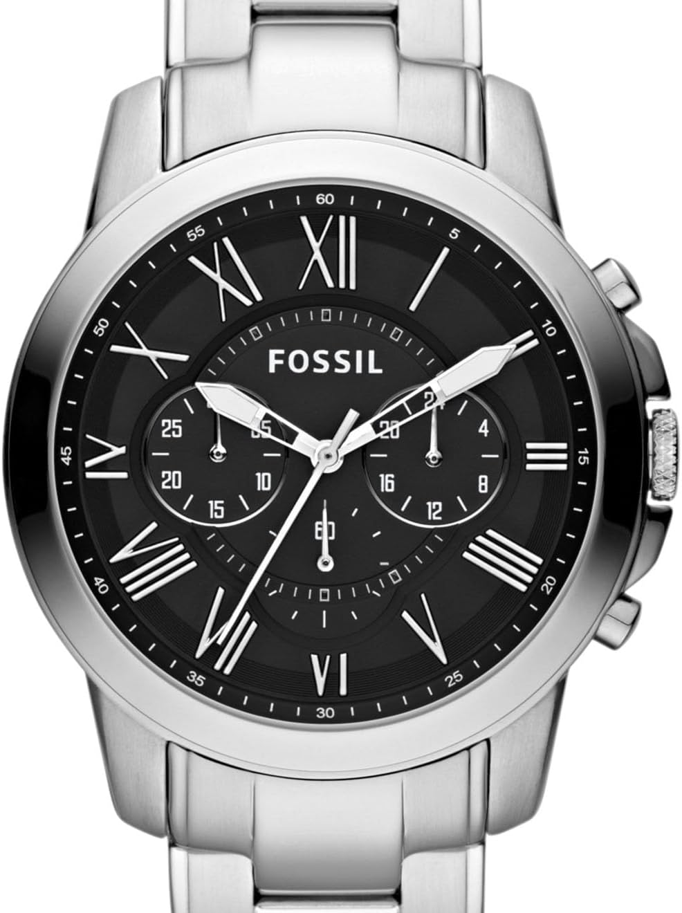 Fossil Reloj para hombre, reloj cronógrafo de cuarzo Grant