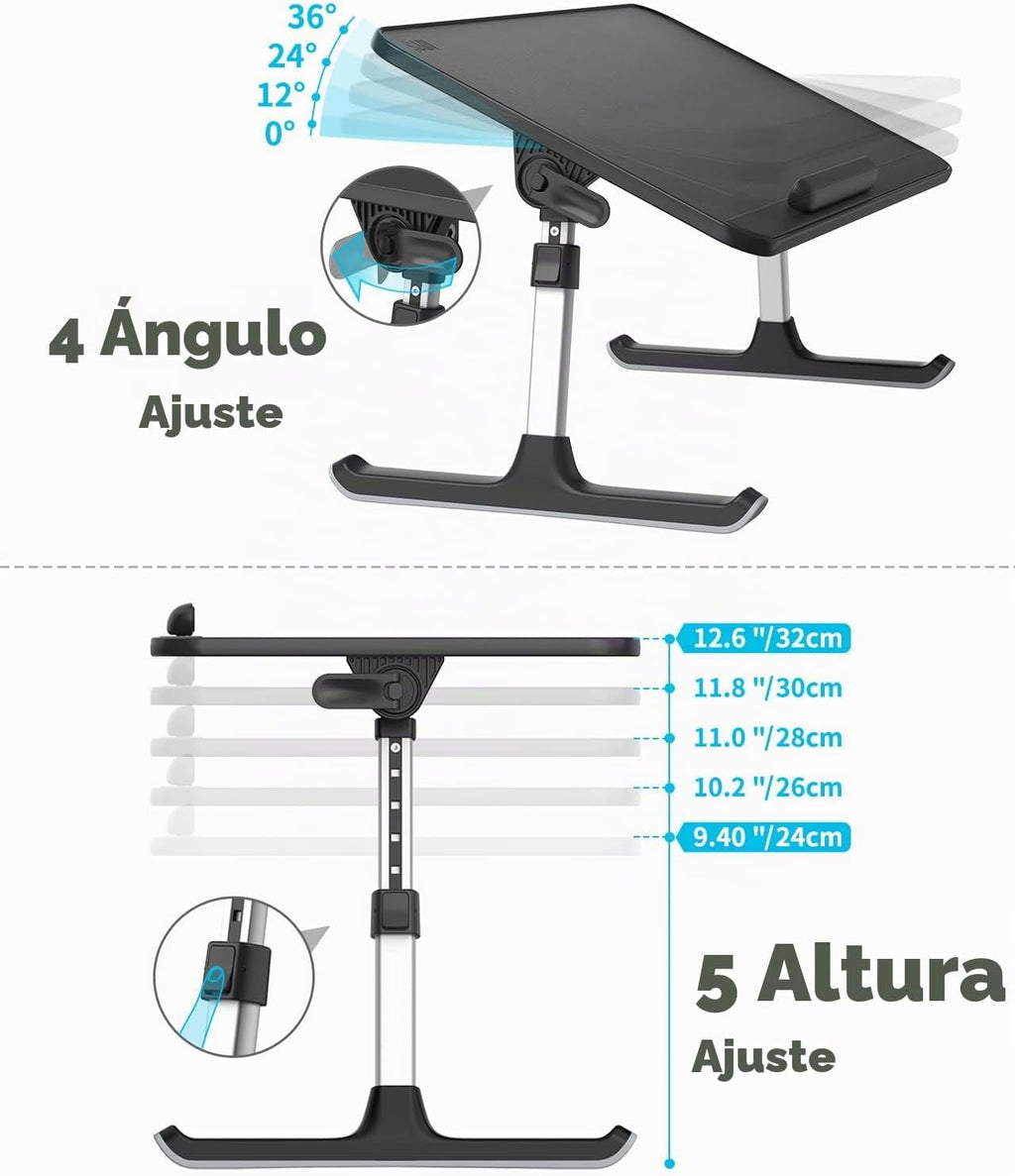 SAIJI Soporte de libro para leer manos libres con clips de papel en la cama