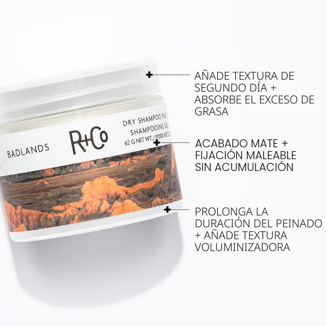 R+Co Badlands Dry Shampoo Paste | Part Dry Shampoo, Part Styling Pa...
