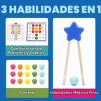 Educational Insights Tabla de madera con patrón y secuenciación