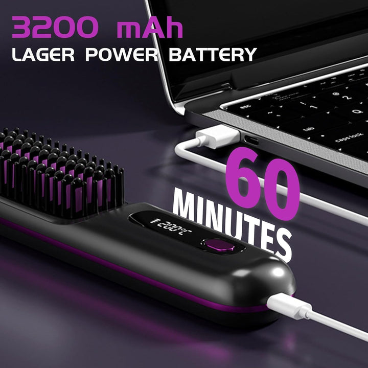 Go Brush Pro - Cepillo alisador portátil 2026 para viajes, peine al...