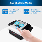 ShuffleBox Barajador automático de tarjetas S1 con batería incorporada recargable de 2000 mAh, máquina barajadora ultra silenciosa de 2 cubiertas