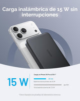 Anker MagGo Power Bank, batería magnética ultradelgada de 10,000 mA...