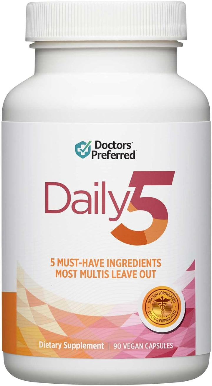 DOCTORS' PREFERRED Daily5 Multivitamínico para mujeres y hombre...