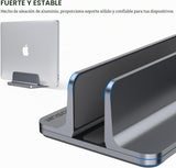 YICOSUN Soporte vertical de aluminio para laptop para escritorio, b...