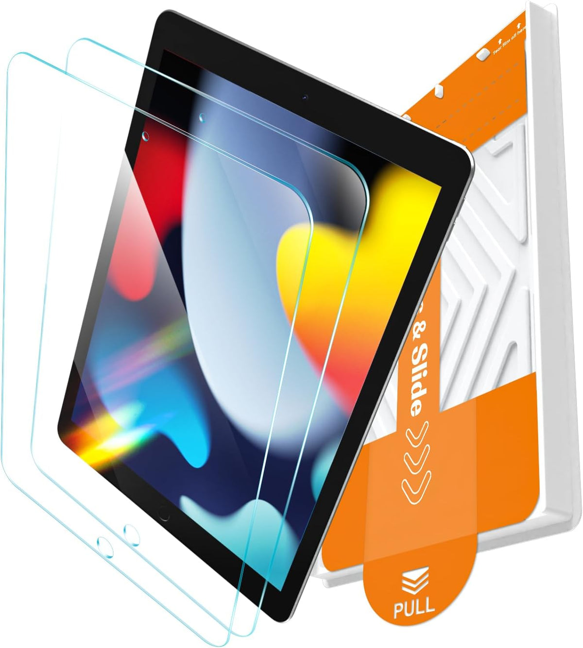 Para protector de pantalla de 10.2 pulgadas para iPad 9.ª 8.ª 7.ª generación