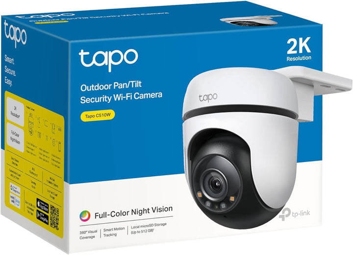 Tapo Tapo C510W - Cámara de seguridad Wi-Fi con cable 2K para exter...