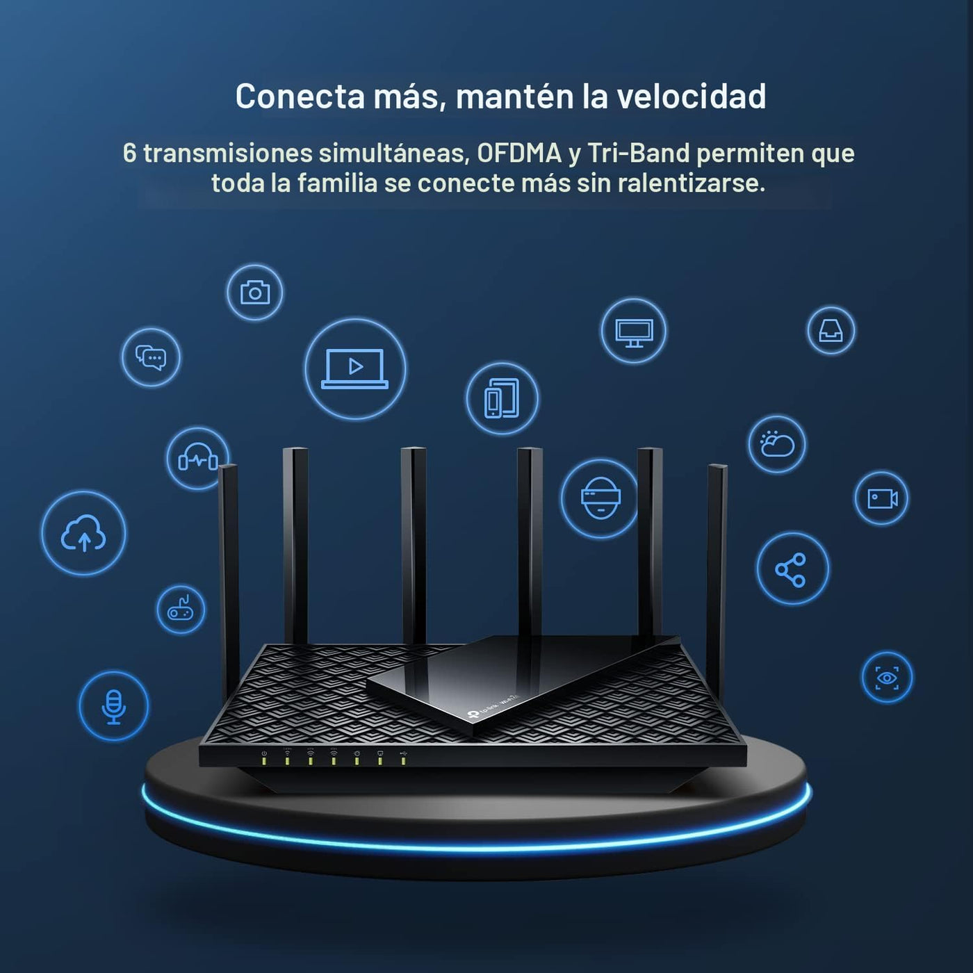 TP-Link AXE5400 - Enrutador WiFi 6E de tres bandas (Archer AXE75),...