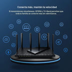 TP-Link AXE5400 - Enrutador WiFi 6E de tres bandas (Archer AXE75)