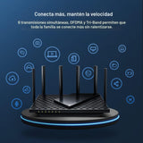 TP-Link AXE5400 - Enrutador WiFi 6E de tres bandas (Archer AXE75),...