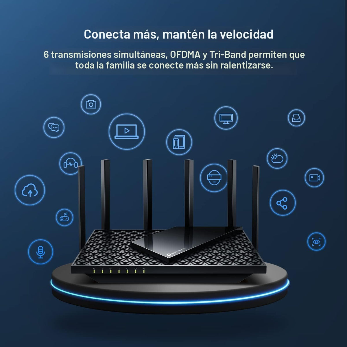 TP-Link AXE5400 - Enrutador WiFi 6E de tres bandas (Archer AXE75)