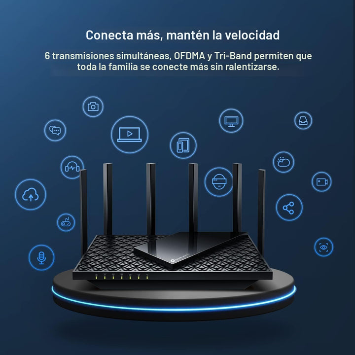 TP-Link AXE5400 - Enrutador WiFi 6E de tres bandas (Archer AXE75),...