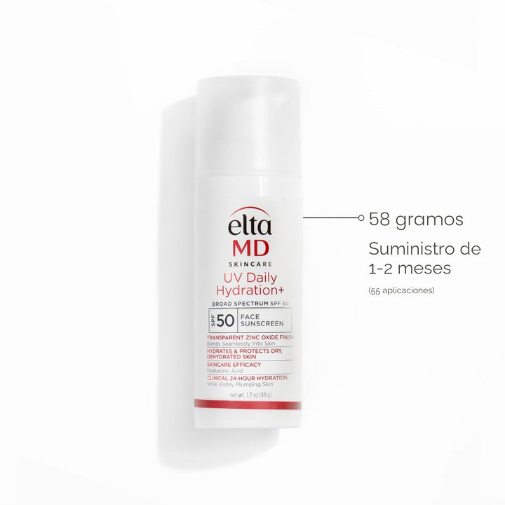 EltaMD - Hidratante facial con protector solar UV diario con óxido...