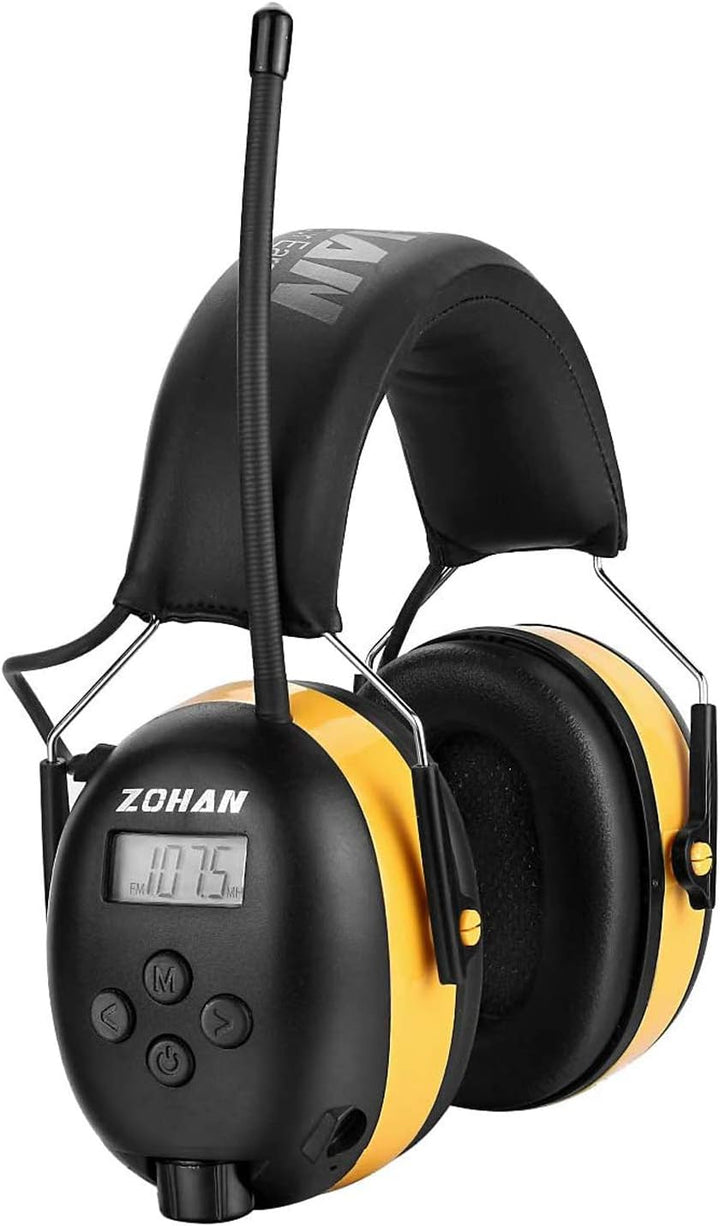 ZOHAN AM\/FM Radio Headphone with Digital Display,Ear Protection No...