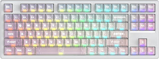 Teclado mecánico con cable IROK FE87 V2, tasa de sondeo dual de 8 K...