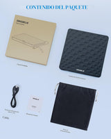 ORIGBELIE - Unidad externa de CD\/DVD para portátil, USB 3.0 tipo C...