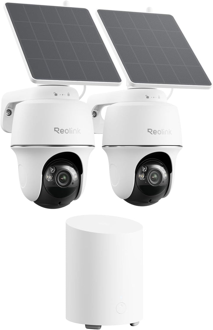 REOLINK Cámaras de seguridad solar de 5 MP inalámbricas para exteri...