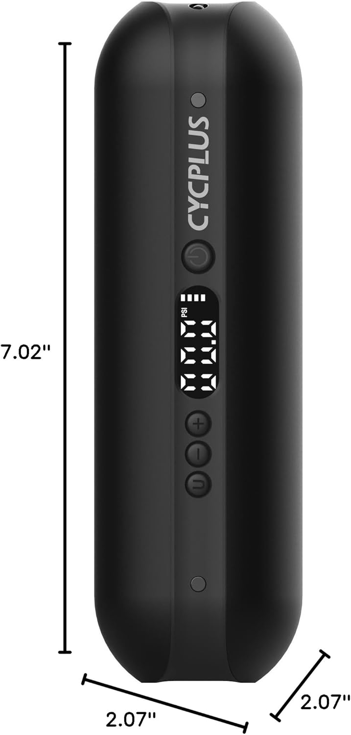 CYCPLUS Electric Air Compressor Portable Bicycle Pump Car Tire Infl...