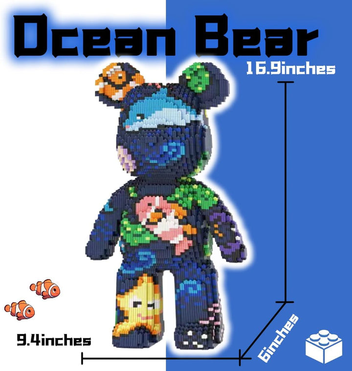 VIIOVOIIV Bloques de Construcción Micro de Oso Teddy con