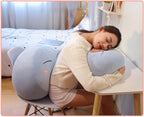 Almohadas de peluche de anime Slime de peluche para muñeca de peluche, juguetes de regalo (17.7 pulgadas, feliz)