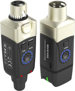 Xvive U3C Sistema inalámbrico de enchufe XLR para micrófono de cond...