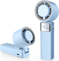YOSHENMO Ventilador turbo portátil de mano, mini ventilador plegabl...