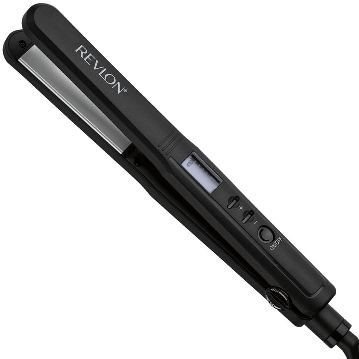 REVLON Perfect Heat - Plancha plana digital de cerámica, 1 pulgada