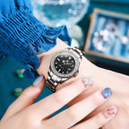 OLEVS Relojes para Mujeres Lujo Diamante con Fecha Analógico Cuartz para Mujer