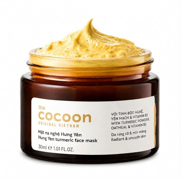 COCOONORIGINAL Vietnam Hung Yen - Máscara facial de cúrcuma de 1.01...